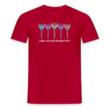 IT Support Glücksrad Service Desk IT Helpdesk Nerd - Männer T-Shirt - Rot - Vorne - AI Model Male 178 dark (178cm)