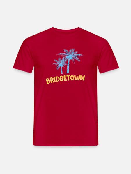 Bridgetown - Männer T-Shirt - Rot