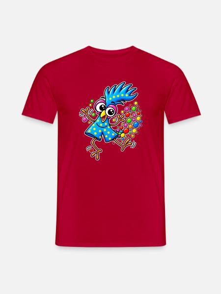 Peppino Konfetti - Männer T-Shirt - Rot