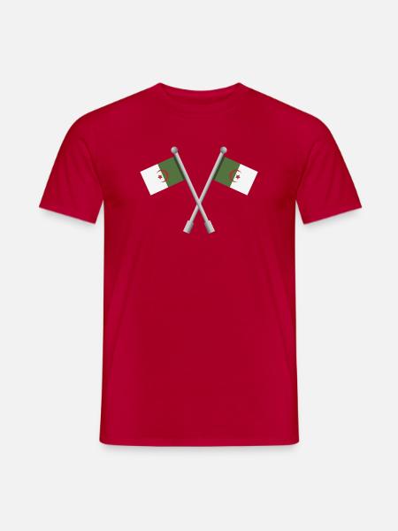 Algerische Flagge - Männer T-Shirt - Rot