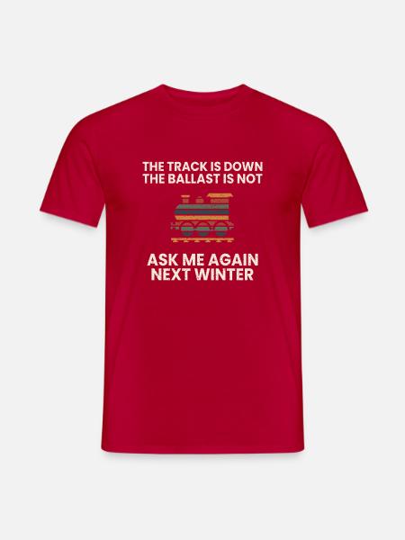 Lustiger Modellbau Spruch Geschenk Modellbauer - Männer T-Shirt - Rot