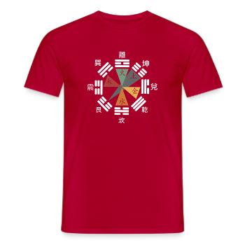 Qigong Qi Gong Tai Chi Chigong - Männer T-Shirt - Rot - Vorne - AI Model Male 178 dark (178cm)