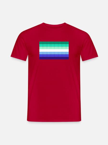 Homosexuelle Flagge - Männer T-Shirt - Rot