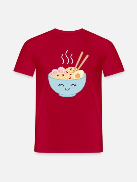 Mix-Ramen-Bowl - Männer T-Shirt - Rot