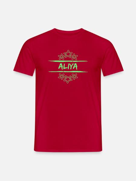 Aliya - Männer T-Shirt - Rot