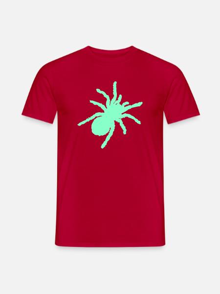 spinne - Männer T-Shirt - Rot