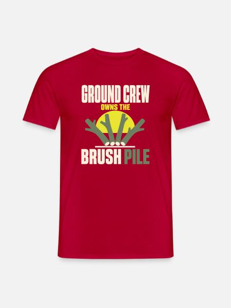 Arborist Baumpfleger Baumdienst Klettergeschenk - Männer T-Shirt - Rot