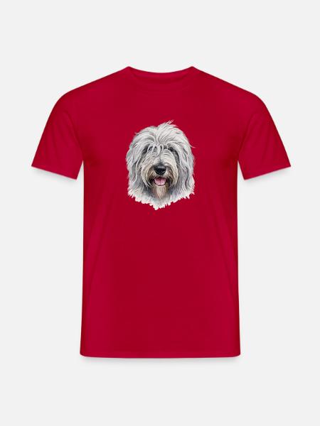 bobtail hiund, tolle geschenke - Männer T-Shirt - Rot