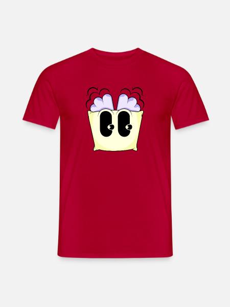 TRAUMÄHNLICHES FÜLLMATERIAL - Männer T-Shirt - Rot