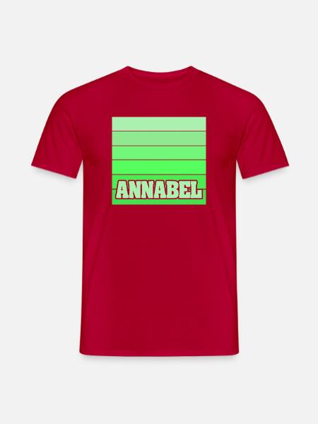 Geschenk für Annabel - Männer T-Shirt - Rot