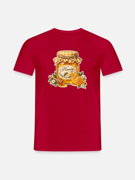honig - Männer T-Shirt - Rot