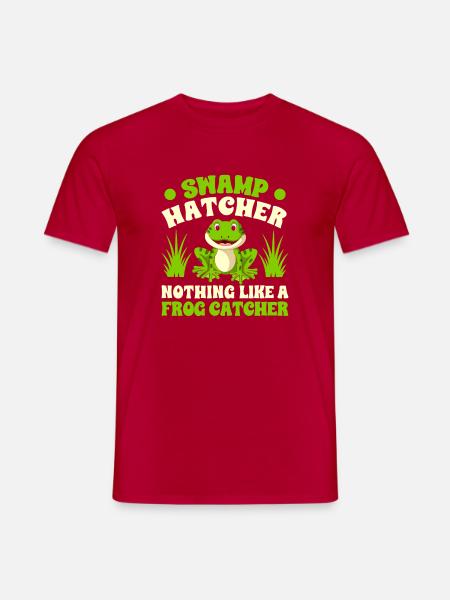 Frog Catcher Swamp Hatcher Frog - Männer T-Shirt - Rot