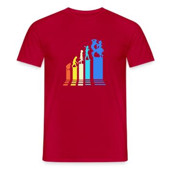 Square Dance - Männer T-Shirt - Rot - Vorne - AI Model Male 178 dark (178cm)