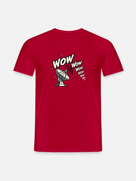 Wow Wow Wow Signal - Männer T-Shirt - Rot