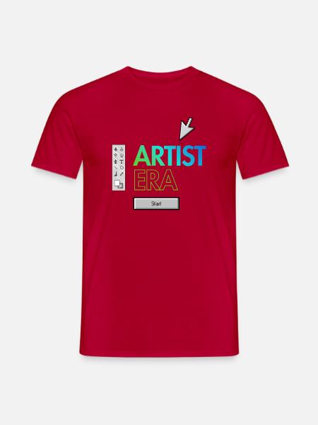 Kopie_von_Artist - Männer T-Shirt - Rot