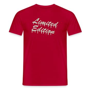 limited_edition_1 - Männer T-Shirt - Rot - Vorne - AI Model Male 178 dark (178cm)