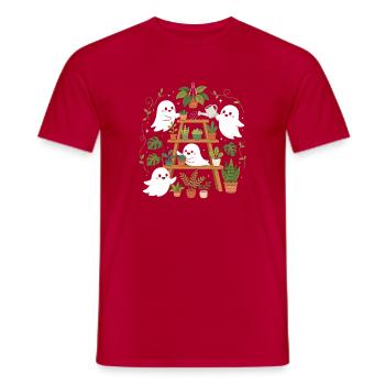  Niedliche Geister Beim Gärtnern Mit - Männer T-Shirt - Rot - Vorne - AI Model Male 178 dark (178cm)