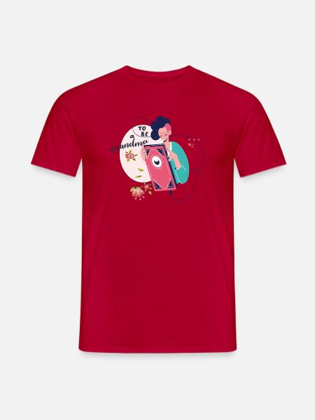 to be a grandma - Männer T-Shirt - Rot