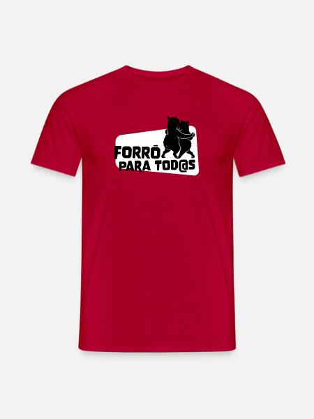 Forro para Todos – Tanzende Capybaras - Männer T-Shirt - Rot