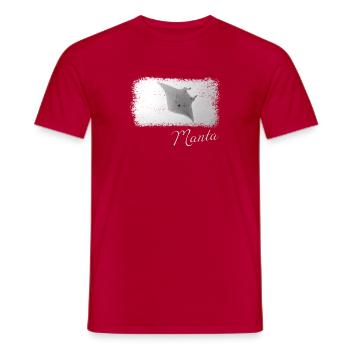 Mantarochen - Männer T-Shirt - Rot - Vorne - AI Model Male 178 dark (178cm)