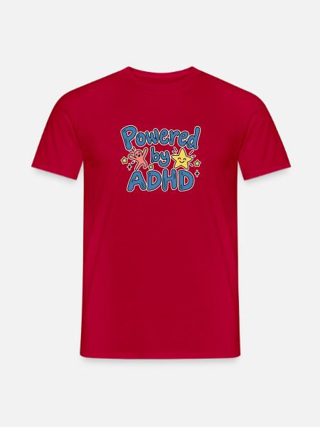 Gedankenantrieb - Männer T-Shirt - Rot