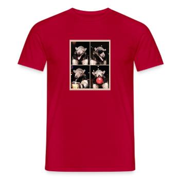 Ameisenbären Ameisenbär - Männer T-Shirt - Rot - Vorne - AI Model Male 178 dark (178cm)