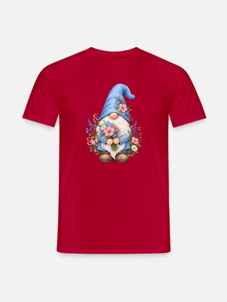 Süße Zwerge unter den Gnomen - Männer T-Shirt - Rot