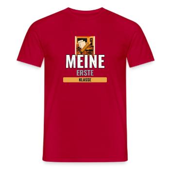 Grundschullehrerin Geschenk für die erste Klasse - Männer T-Shirt - Rot - Vorne - AI Model Male 178 dark (178cm)
