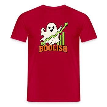 BooLish Wachstumsgeist - Männer T-Shirt - Rot - Vorne - AI Model Male 178 dark (178cm)