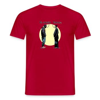 YO COUSIN, YAKUSA! - Vororte gegen Japan - Männer T-Shirt - Rot - Vorne - AI Model Male 178 dark (178cm)