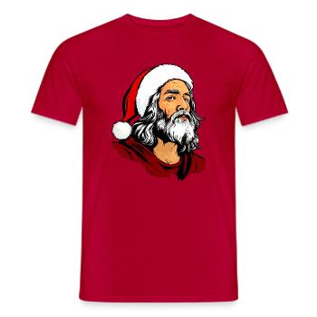 Weihnachten Jesu - Männer T-Shirt - Rot - Vorne - AI Model Male 178 dark (178cm)