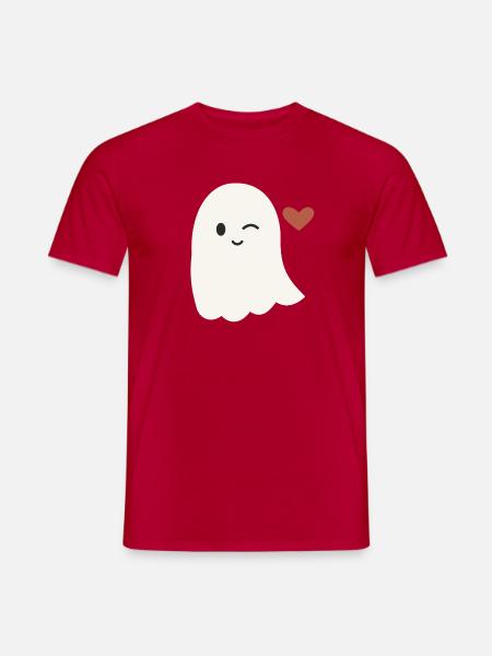 Halloween Geist Herren - Männer T-Shirt - Rot