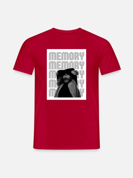 Erinnerung in den Schatten - Männer T-Shirt - Rot