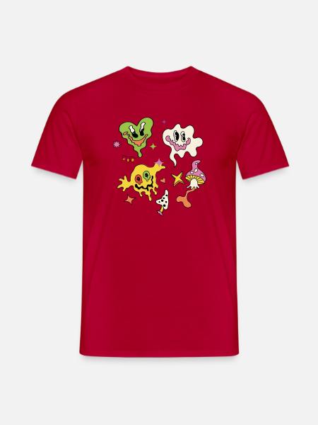 Grusel Halloween - Männer T-Shirt - Rot