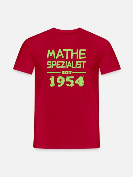 1954 - Männer T-Shirt - Rot