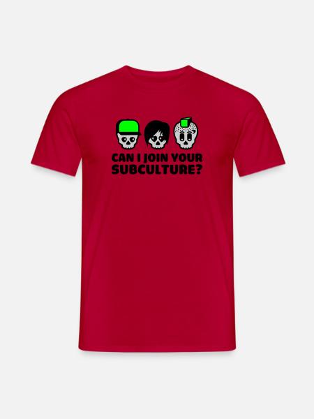subculture - Men's T-Shirt - red