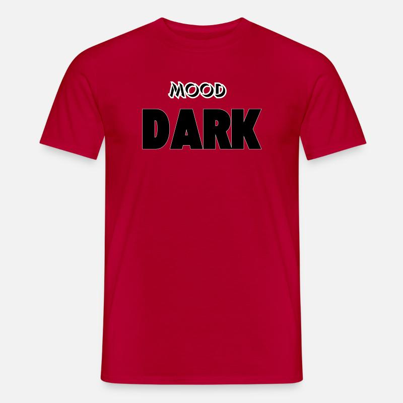 Mood: Dark - Men’s T-shirt - red