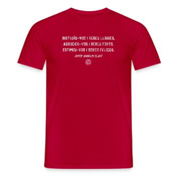 Nagel - Männer T-Shirt - Rot - Vorne - AI Model Male 178 dark (178cm)