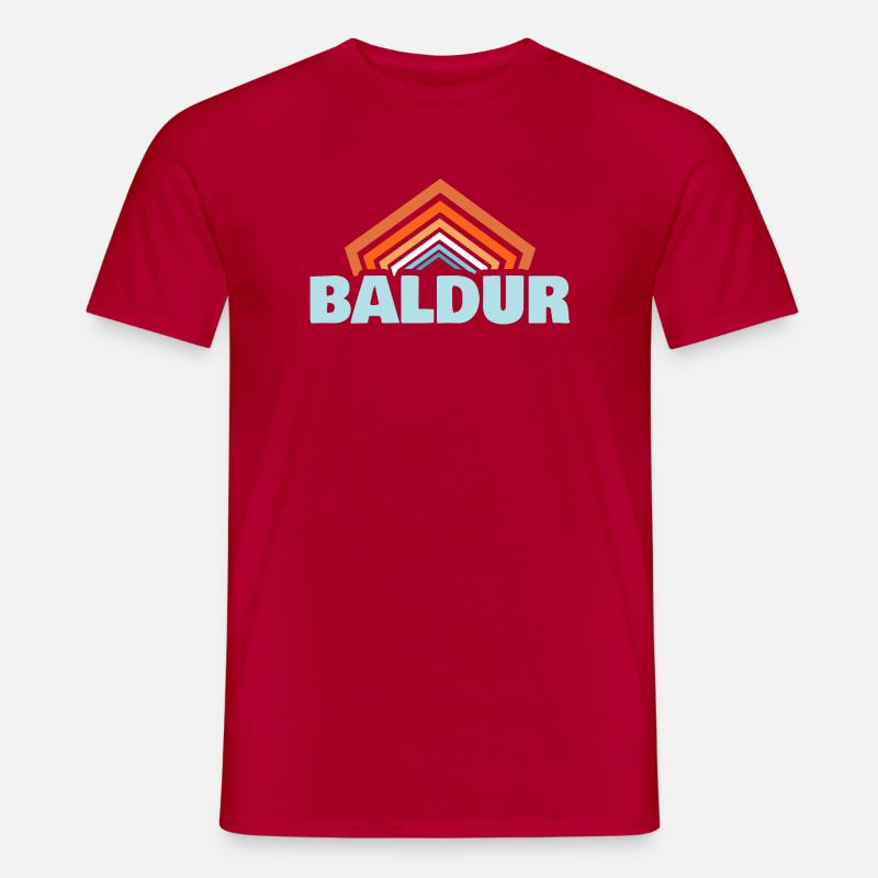 Baldur - Männer T-Shirt - Rot