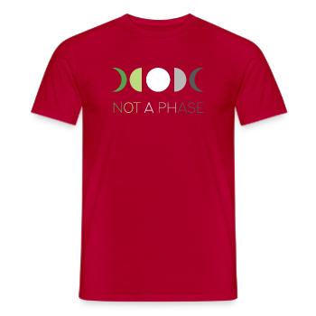 LGBTQ Pride Month - Keine Phase - Aromantic - Männer T-Shirt - Rot - Vorne - AI Model Male 178 dark (178cm)