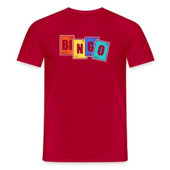 Chimie Chimiste Professeur de chimie Dire science - T-shirt homme - rouge - Devant - AI Model Male 178 dark (178cm)