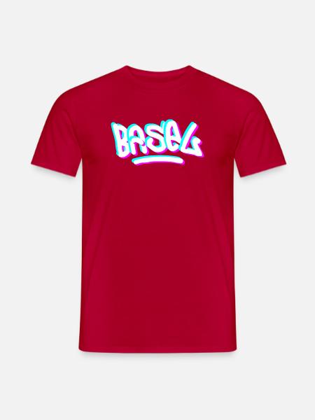 Basel Day Graffiti - Men's T-Shirt - red