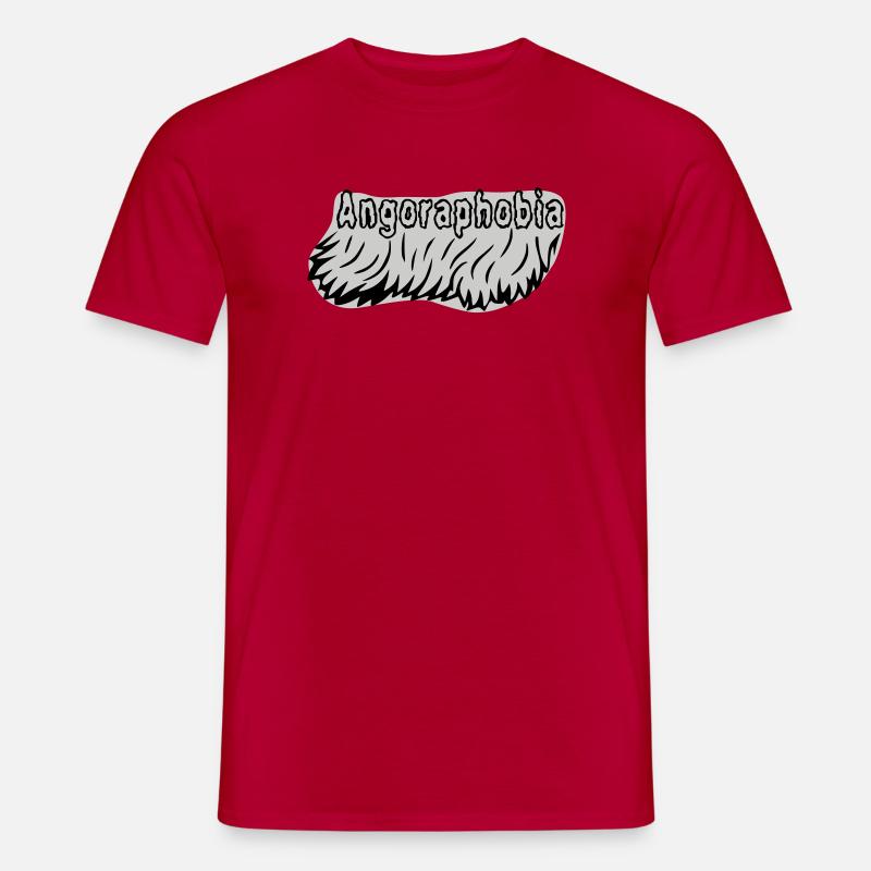 Angoraphobia - Männer T-Shirt - Rot