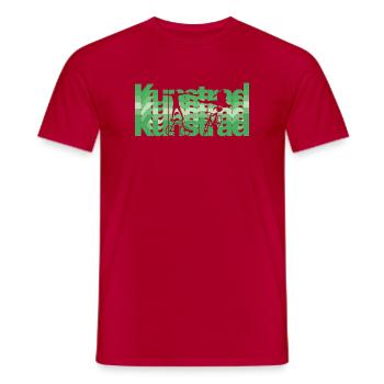 Kunstrad, Kunstradfahren, Hallenradsport - Männer T-Shirt - Rot - Vorne - AI Model Male 178 dark (178cm)