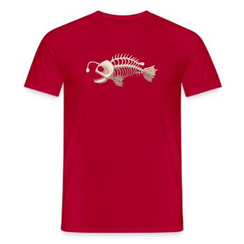 Frogfish - Men's T-Shirt - red - Front - AI Model Male 178 dark (178cm)