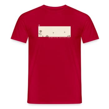Fenster zur Welt - Männer T-Shirt - Rot - Vorne - AI Model Male 178 dark (178cm)