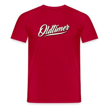 oldtimer geburtstag rost 60 50 shirt spruch tuner - Männer T-Shirt - Rot - Vorne - AI Model Male 178 dark (178cm)