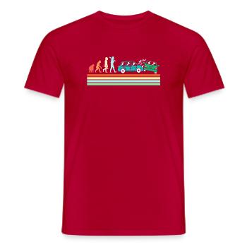 Derby de démolition - T-shirt homme - rouge - Devant - AI Model Male 178 dark (178cm)