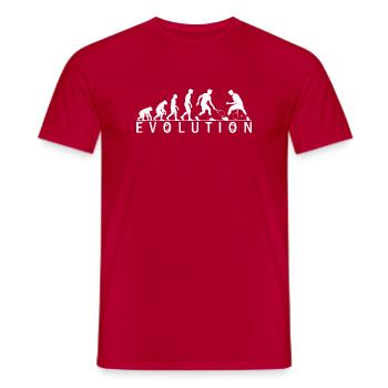 Tennis evolution tweener shirt - Männer T-Shirt - Rot - Vorne - AI Model Male 178 dark (178cm)