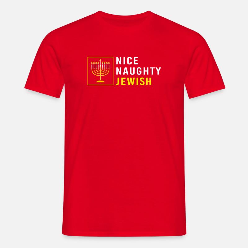 Hanoukka Hanoukka Hanoukka - T-shirt Homme - rouge